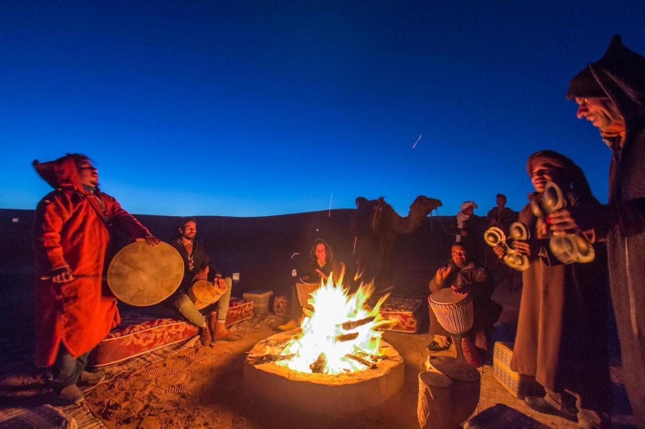 Sahara Majestic Luxury Camp Hotel Merzouga Exterior photo Gnaou musicians in the Sahara